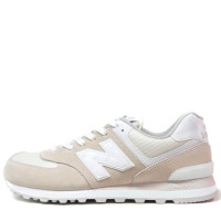 Кроссовки New Balance 574 женские бежевые с белым 