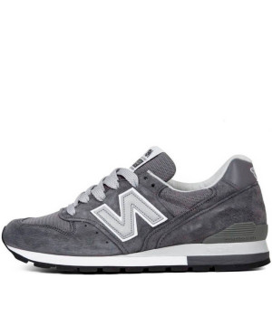 Кроссовки New Balance 996 темно-серые с белым 