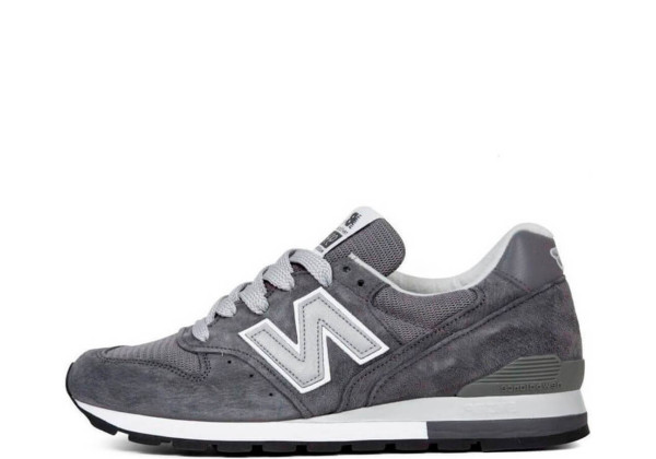 Кроссовки New Balance 996 темно-серые с белым 