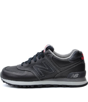 Кроссовки New Balance 574 мужские кожаные черные