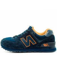 Кроссовки мужские New Balance 574 Dark Blue (Brown)