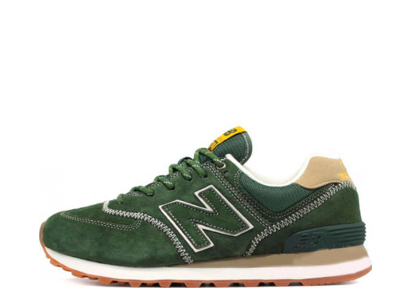 Кроссовки женские New Balance 574 Green (Beige)