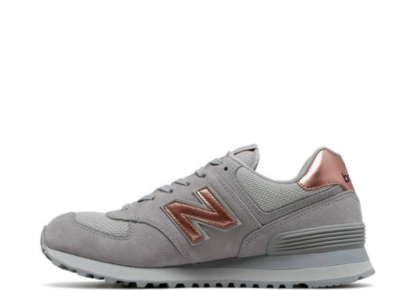 Кроссовки New Balance женские 574 бронзово-серые