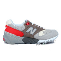 Кроссовки New Balance 999 белый с красно-серым