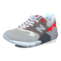 Кроссовки New Balance 999 белый с красно-серым