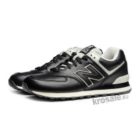 Кроссовки New Balance ml574 кожаные черные