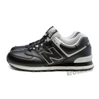 Кроссовки New Balance ml574 кожаные черные