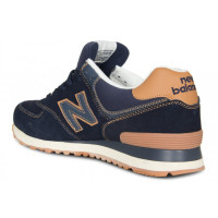 Кроссовки New Balance 574 Suede Pack темно-синие