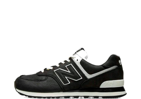 Кроссовки New Balance ml574 кожаные черные