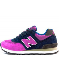 New Balance женские кроссовки 574 с сеткой пурпурные 