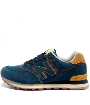 Кроссовки New Balance 574 Suede Pack темно-синие