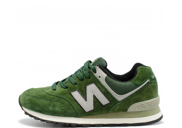 Кроссовки мужские New Balance 574 Green (Grey)