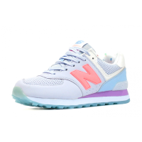 Кроссовки New Balance 574 Dim Blue (Coral/Purple)