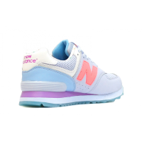 Кроссовки New Balance 574 Dim Blue (Coral/Purple)