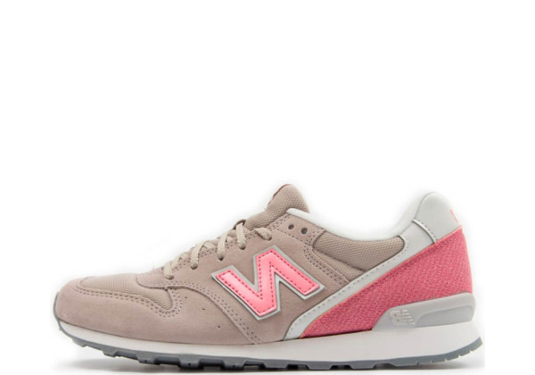 Кроссовки New Balance женские 996 серо-розовые