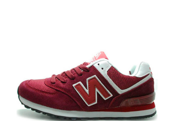 Кроссовки женские New Balance 574 Dark Red