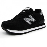 Кроссовки женские New Balance 574 Shattered Pearl черные