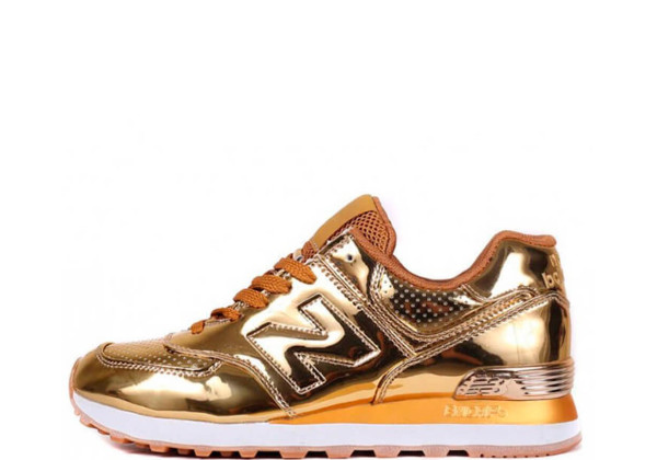 Кроссовки женские New Balance 574 Gold Lacquer