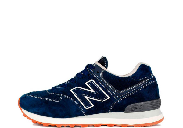 New Balance мужские кроссовки 574 (Denim) синие