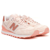 New Balance женские кроссовки 574 оранжевые