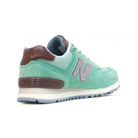 Кроссовки женские New Balance 574 Premium зеленые