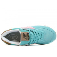 Кроссовки женские New Balance бирюзовые 574