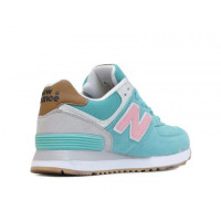 Кроссовки женские New Balance бирюзовые 574