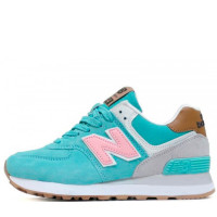 Кроссовки женские New Balance бирюзовые 574