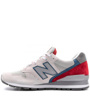 Кроссовки New Balance 996 серые с красным 