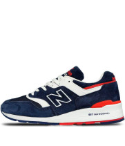Кроссовки New Balance 997 темно-синие с красным