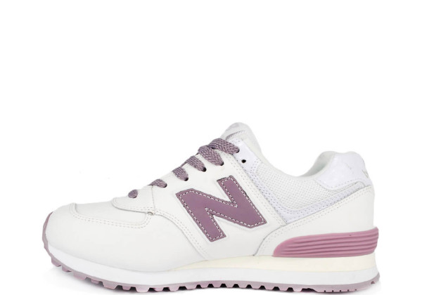 Кроссовки New Balance женские 574 White женские (Purple)