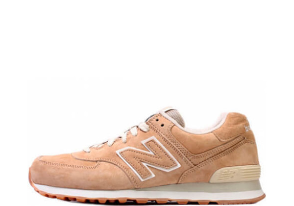 Кроссовки New Balance 574 темно-персиковые