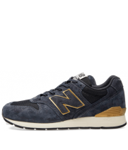 Кроссовки New Balance 996 с сеткой Dark Blue (Gold)