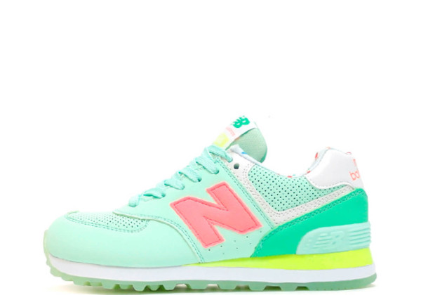 New Balance женские кроссовки 574 светло-зеленые