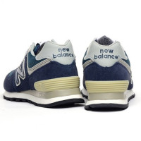 Кроссовки 574 New Balance синие-белые