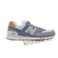 Кроссовки 574 New Balance мужские Dark Purple (Mint)