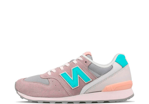 Кроссовки New Balance женские 996 Grey (Turquoise)