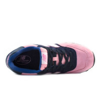 Кроссовки New Balance женские 574 без сетки Navy (Pink)