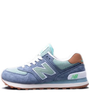 Кроссовки 574 New Balance мужские Dark Purple (Mint)