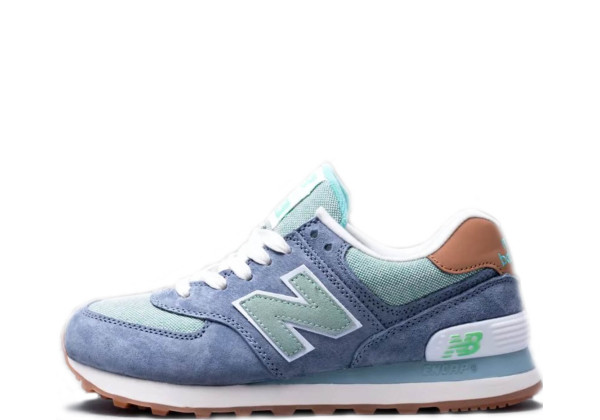 Кроссовки 574 New Balance мужские Dark Purple (Mint)