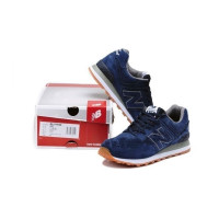 Кроссовки мужские New Balance 574 Dark Blue white 