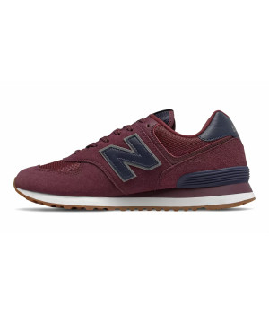 New Balance мужские кроссовки 574 Classic бордовые