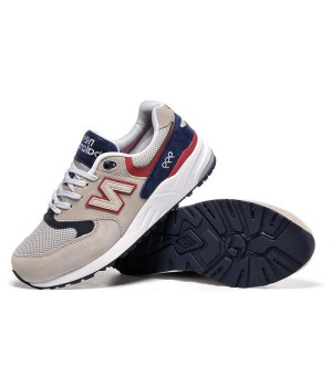 Кроссовки New Balance 999 серые с бордовым 