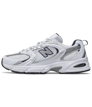 New Balance 530 White Silver Navy
